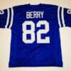 Raymond Berry UNSIGNED CUSTOM Sewn Stitched Blue Jersey
