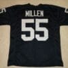 Matt Millen UNSIGNED CUSTOM Sewn Stitched Black Jersey