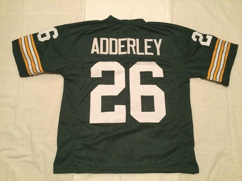 Herb Adderley UNSIGNED CUSTOM Sewn Stitched Green Jersey
