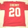Deron Cherry UNSIGNED CUSTOM Sewn Stitched Red Jersey