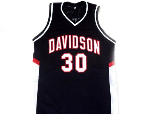 Stephen Curry #30 Davidson College Wildcats New Basketball Jersey Black
