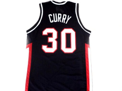 Stephen Curry #30 Davidson College Wildcats New Basketball Jersey Black
