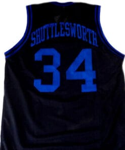 Shuttlesworth #34 Lincoln He Got Game Basketball Jersey Black