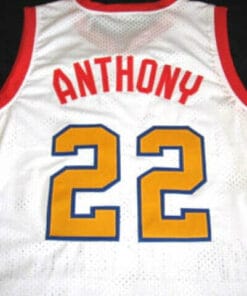 Carmelo Anthony #22 McDonald's All American Basketball Jersey White