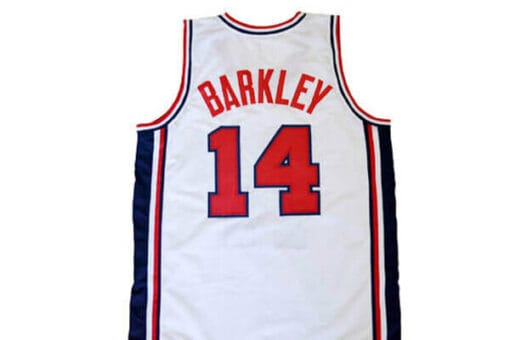 Charles Barkley #14 Team USA Basketball Jersey White