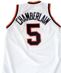 Wilt Chamberlain #5 Overbrook High School Basketball Jersey White