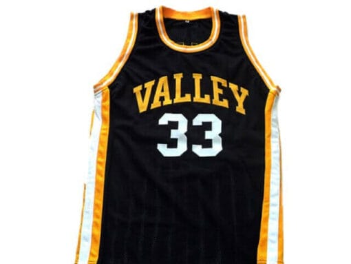Larry Bird #33 Valley High School Basketball Jersey Black - Image 2