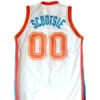 Scootsie Doubleday #00 Flint Tropics Semi Pro Basketball Jersey White