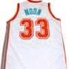 Jackie Moon #33 Flint Tropics Semi Pro Basketball Jersey White