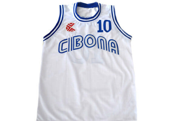 Drazen Petrovic #10 Cibona Croatia Basketball Jersey White