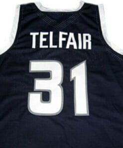 Sebastian Telfair #31 Lincoln High School Basketball Jersey Navy Blue