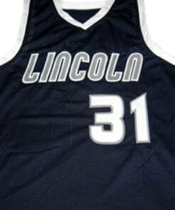 Sebastian Telfair #31 Lincoln High School Basketball Jersey Navy Blue