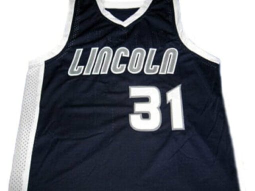 Sebastian Telfair #31 Lincoln High School Basketball Jersey Navy Blue