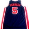 David Robinson #5 Team USA Basketball Jersey Navy Blue
