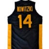Dirk Nowitzki #14 Team Deutschland Germany Basketball Jersey Black