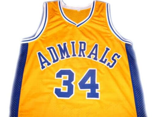 Kevin Garnett #34 Admirals High School Basketball Jersey Yellow - Image 2