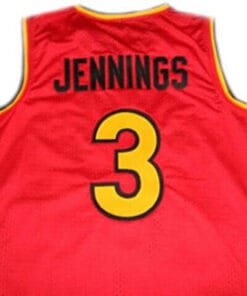 Brandon Jennings #3 Oak Hill High School Basketball Jersey Red