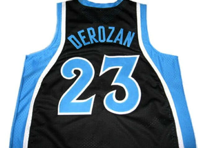 Demar Derozan #23 Compton High School Basketball Jersey Black