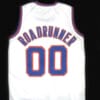 Roadrunner #00 Tune Squad Space Jam Basketball Jersey White