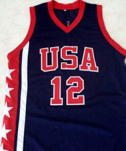 Ray Allen #12 Team USA Basketball Jersey Navy Blue