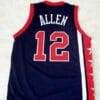 Ray Allen #12 Team USA Basketball Jersey Navy Blue