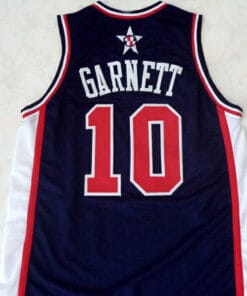 Kevin Garnett #10 Team USA New Basketball Jersey Navy Blue