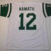 UNSIGNED CUSTOM Sewn Stitched Joe Namath White Jersey