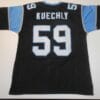 UNSIGNED CUSTOM Sewn Stitched Luke Kuechly Black Jersey