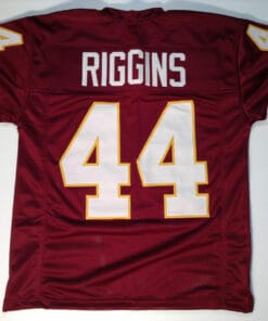 UNSIGNED CUSTOM Sewn Stitched John Riggins Burgundy Jersey