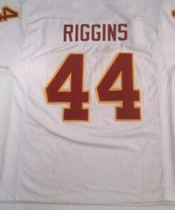 UNSIGNED CUSTOM Sewn Stitched John Riggins White Jersey