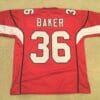UNSIGNED CUSTOM Sewn Stitched Budda Baker Red Jersey