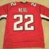 UNSIGNED CUSTOM Sewn Stitched Keanu Neal Red Jersey