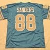 UNSIGNED CUSTOM Sewn Stitched Charlie Sanders Blue Jersey