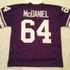 UNSIGNED CUSTOM Sewn Stitched Randall McDaniel Purple Jersey