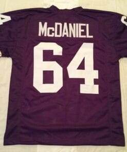 UNSIGNED CUSTOM Sewn Stitched Randall McDaniel Purple Jersey