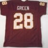 UNSIGNED CUSTOM Sewn Stitched Darrell Green Burgundy Jersey