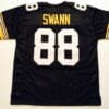 UNSIGNED CUSTOM Sewn Stitched Lynn Swann Black Jersey