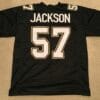 UNSIGNED CUSTOM Sewn Stitched Rickey Jackson Black Jersey