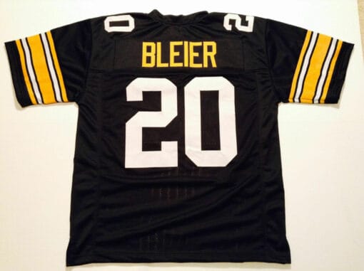 UNSIGNED CUSTOM Sewn Stitched Rocky Bleier Black Jersey