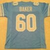 UNSIGNED CUSTOM Sewn Stitched Al Baker Blue Jersey