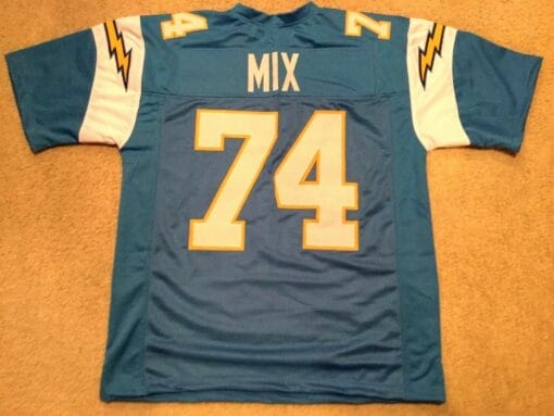 UNSIGNED CUSTOM Sewn Stitched Ron Mix Powder Blue Jersey