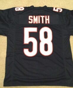 UNSIGNED CUSTOM Sewn Stitched Roquan Smith Blue Jersey