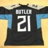 UNSIGNED CUSTOM Sewn Stitched Malcolm Butler Blue Jersey