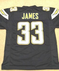 UNSIGNED CUSTOM Sewn Stitched Derwin James Blue Jersey