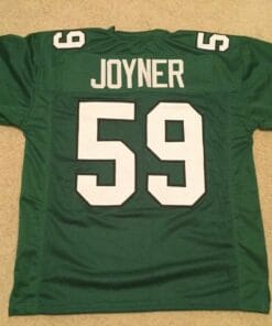 UNSIGNED CUSTOM Sewn Stitched Seth Joyner Green Jersey