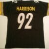 UNSIGNED CUSTOM Sewn Stitched James Harrison Black Jersey