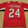 UNSIGNED CUSTOM Sewn Stitched Devonta Freeman Red Jersey
