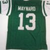 UNSIGNED CUSTOM Sewn Stitched Don Maynard Green Jersey