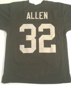 UNSIGNED CUSTOM Sewn Stitched Marcus Allen Black Jersey