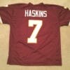 UNSIGNED CUSTOM Sewn Stitched Dwayne Haskins Burgundy Jersey